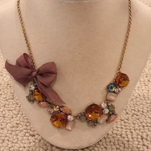 J.Crew Ladies multi color crystal necklace